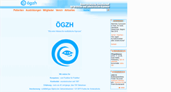 Desktop Screenshot of oegzh.at
