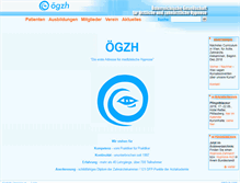 Tablet Screenshot of oegzh.at